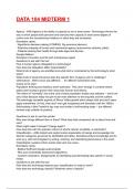 DATA 104 MIDTERM 1 EXAM 2025&sol;2026 QUESTIONS WITH COMPLETED & VERIFIED SOLUTIONS&period;