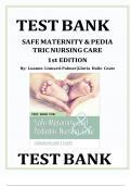 Test Bank Safe Maternity & Pediatric Nursing Care 1st Edition by Luanne Linnard-Palmer