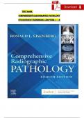 Test Bank- Comprehensive Radiographic Pathology 8th Edition &lpar; Ronald Eisenberg&comma; 2024&rpar; All Chapters 1-12&vert;&vert; Latest Edition