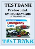 Test Bank For Prehospital Emergency Care 12th Edition By Joseph J&period; Mistovich&comma; Keith J&period; Karren &vert;All Chapters&comma; Year-2023&sol;2024&vert;