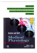 Test Banks For Guyton and Hall Textbook of Medical Physiology 14th Edition by John E&period; Hall&semi; Michael E&period; Hall&comma; Chapters 1 - 86