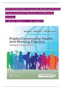 TEST BANK For Public&sol;Community Health and Nursing Practice Caring for Population3rd Edition by Christine L&period; Savage&comma; Chapters 1-22 Complete PDF