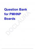 Question Bank for PMHNP Boards
