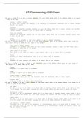ATI Pharmacology 2023 Exam