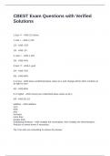 CBEST Exam Questions with Verified Solutions