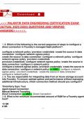 PALANTIR DATA ENGINEERING CERTIFICATION EXAM &lpar;ACTUAL 2025&sol;2026&rpar; QUESTIONS AND VERIFIED ANSWERS&period;