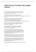 CBEST Practice Test Math with Complete Solutions