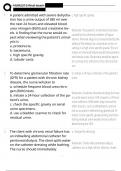 NUR2212 FINAL ACTUAL EXAM TEST BANK ALL QUESTIONS AND WELL ELABORATED ANSWERS TOP RATED VERSION FOR ALREADY A GRADED WITH EXPERT FEEDBACK &vert; NEW AND REVISED