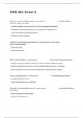 CDS 651 Exam 1 Questions  And Correct Verified Answers Guaranteed Success&period;