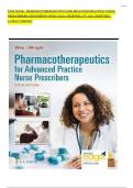 Test Bank for Pharmacotherapeutics for Advanced Practice Nurse Prescribers 6th Edition &lpar;F&period;A Davis&comma; 2024&rpar; by Teri M&period; Woo And Wendy L&period; Wright&comma; Isbn no&semi; 9781719648035&comma; all 60 Chapters Covered &lpar;2025 UPDATED&rpar;