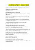 ATI CMS NURSING EXAM 4 2025
