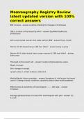 Mammo - Breast Anatomy questions and answers