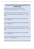 psi Texas state board nail tech exam questions with verified answers&period;