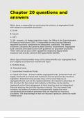 Chapter 20 questions and answers&period;