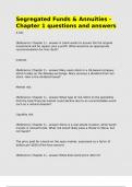 Segregated Funds & Annuities - Chapter 1 questions and answers&period;