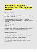 Segregated funds & annuities MOCK EXAM questions and answers&period;