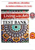 Complete Test Bank for Living with Art&comma; 13th Edition by Getlein & Wallace Verified Chapters 1 - 23 &comma; Complete Newest Version