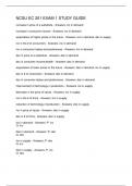 NCSU EC 201 EXAM 1 STUDY GUIDE