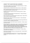 AIRWAY TEST QUESTIONS AND ANSWERS