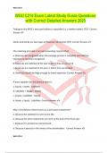 WGU C214 Exam Latest Study Guide Questions with Correct Detailed Answers 2025