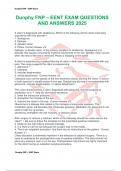 Dunphy FNP &ndash; EENT EXAM QUESTIONS AND ANSWERS 2025