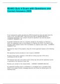 BU403 Quiz 4 Exam with Questions and Correct Answers 2025&period;