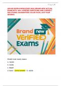 ASVAB WORD KNOWLEDGE 2025&vert; BRAND NEW ACTUAL  EXAM WITH 100&percnt; VERIFIED QUESTIONS AND CORRECT  SOLUTIONS&vert; GUARANTEED VALUE PACK&vert; ACE YOUR  GRADES&period;  