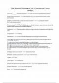 Ohio School of Phlebotomy Quiz 3 Questions and Correct Answers&period;