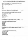 D278 Pre-Assessment Scripting and Programming Foundations