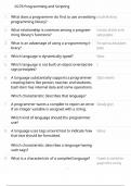WGU&rsquo;s D278&colon; Programming and Scripting&colon;
