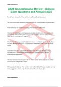 AAMI Comprehensive Review &ndash; Science Exam Questions and Answers 2025