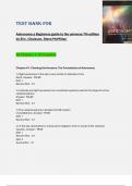 Test Bank for  Astronomy a Beginners guide to the universe 7th edition  by Eric&period; Chaisson&comma; Steve McMillan All Chapters 1-18 Complete