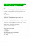 Chem 103 Final Exam Portage Learning Latest 2025 QUESSTIONS AND 100&percnt; CORRECT ANSWERS