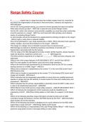 Range Safety Course Exam 2025&sol;2026 Questions With Completed & Verified Solutions&period;
