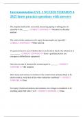 Instrumentation LVL 1 NCCER VERSION 4 2025 latest practice questions with answers&comma;
