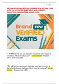 MECHANICS EXAM NEIEP2025&vert; BRAND NEW ACTUAL EXAM  WITH 100&percnt; VERIFIED QUESTIONS AND CORRECT  SOLUTIONS&vert; GUARANTEED VALUE PACK&vert;