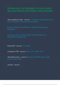 NEUROLOGY ICU PROPHECY EXAM LATEST 2025-2026 UPDATE QUESTIONS AND ANSWERS