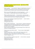ABQAURP Quality Improvement - Questions With Detailed Solutions 
