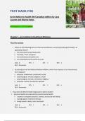 Test Bank for  An invitation to health 4th Canadian edition by Lara  Lauzon and Dianne hales All Chapters 1-17 Complete