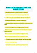 WGU C173 Study Guide Latest 2025 Already Passed