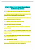 WGU C173 Ultimate Study Guide Latest 2025 Already Passed