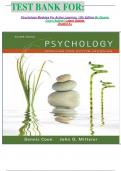 TEST BANK FOR&colon;  Psychology Modules For Active Learning&comma; 12th Edition By Dennis  Coon &lpar;Author&rpar; Latest Update  Graded A&plus;