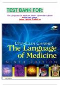     TEST BANK FOR&colon;  The Language Of Medicine&comma; Ninth Edition 9th Edition By Davi-Ellen Chabner  Latest Update Graded A&plus;