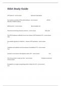 ISSA Study Guide Actual Questions With Correct Detailed Answers Success Guaranteed&period;