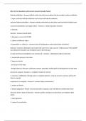 BSL 212 Test Questions with Correct Answers Already Passed 