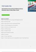 Test Bank For Data Analytics for Accounting&comma; 3rd Edition by Vernon Richardson&comma; Ryan A&period; Teeter&comma; Katie L&period; Terrell  Chapters 1-9 Complete