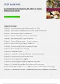 Test Bank for Accounting Information Systems&comma; 4th Edition by Vernon Richardson&comma; Rod Smith All Chapters 1-15 Complete