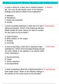 ATI pharm practice B &sol; 60 Exam Questions with Verified Answers&period;