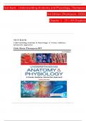 Test Bank - Understanding Anatomy and Physiology&comma; Thompson&comma; 3rd Edition &lpar;Thompson&comma; 2025&rpar;&comma; Chapter 1-25 &vert; All Chapters
