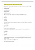 HAPS practice exam Questions with Correct Answers Fully Solved 